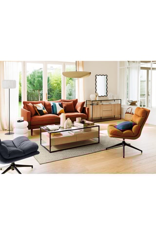 Rideau Jacq Maloe - Camel - 140 x 260 cm