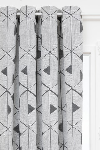 Rideau Jacq Maloe - Gris - 140 x 260 cm