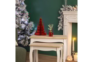 2 tables basses Chrysa - Blanc - 60 x 38 x 56 cm