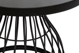 Table basse en verre Kushi - Noir