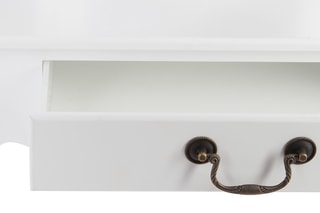Coiffeuse 1 tiroir Aurell - 65 x 36 x 128 cm