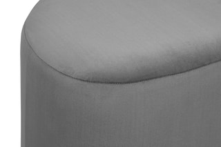 Banc Malone - Gris foncé - En polyester