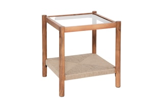 Table à café en acacia Apala - 50 x 50 cm