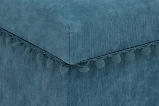 Pouf Memo Can - Bleu canard - En polyester