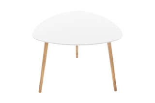 Table basse en bois d’hévéa Mileo - 60 x 60 x 45 cm