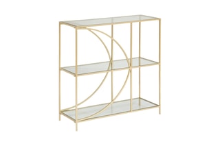 Etagère 3 niveaux en verre Artif - 81 x 87 cm