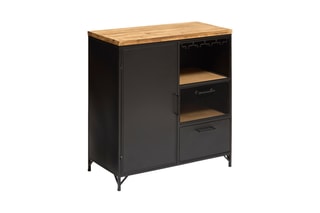 Buffet 1 porte Cierna - 80 x 42 x 85 cm