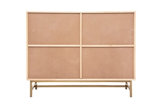 Buffet 2 portes Rayo - Beige - 100 x 40 x 78 cm