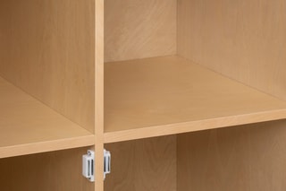 Buffet 2 portes Rayo - Beige - 80,2 x 41,9 x 165,5 cm