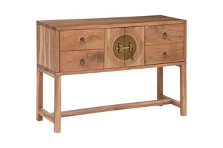 Console 2 portes en acacia Jiling - 112 x 40 x 79 cm