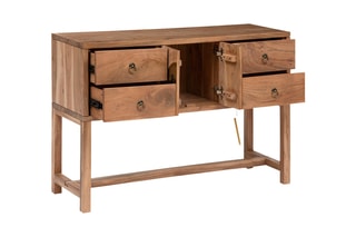 Console 2 portes en acacia Jiling - 112 x 40 x 79 cm