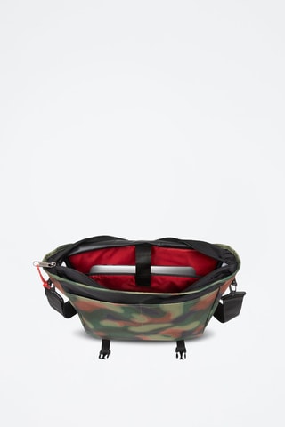 Sac bandoulière Delegate + - Kaki et noir