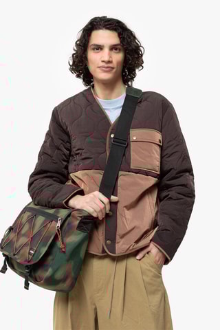 Sac bandoulière Delegate + - Kaki et noir