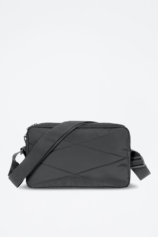 Sac bandoulière Double Cros - Noir chiné