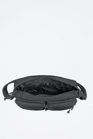 Sac bandoulière Double Cros - Noir chiné