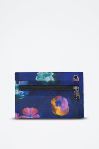 Portefeuille Crew Single - Bleu marine et rose