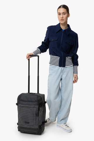 Valise cabine Tranzshel - Noir et blanc - 53 cm