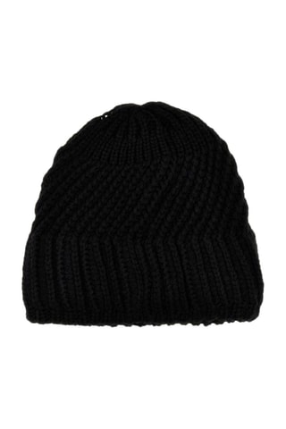 Bonnet en laine vierge Dragon - Noir