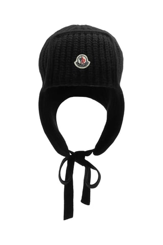 Bonnet en laine  - Noir