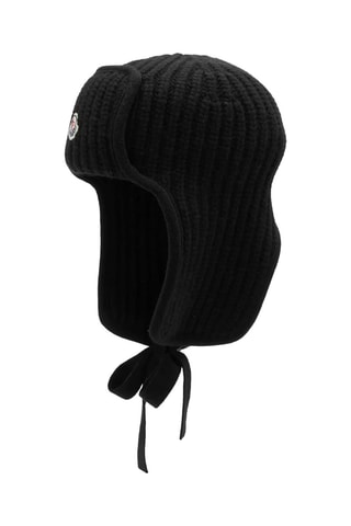 Bonnet en laine  - Noir