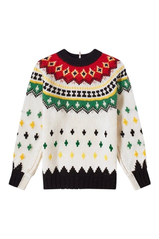 Pull en laine et alpaga Grenoble - Blanc
