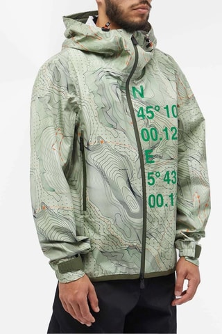 Veste à capuche Grenoble - Vert et noir
