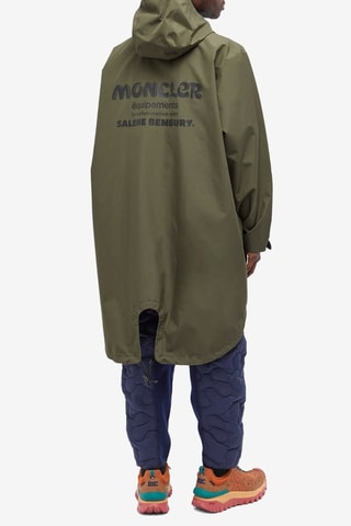 Parka à capuche Moncler Genius x Salehe Bembury - Vert foncé
