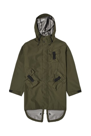 Parka à capuche Moncler Genius x Salehe Bembury - Vert foncé