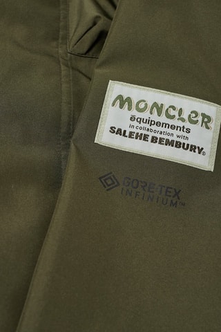 Parka à capuche Moncler Genius x Salehe Bembury - Vert foncé