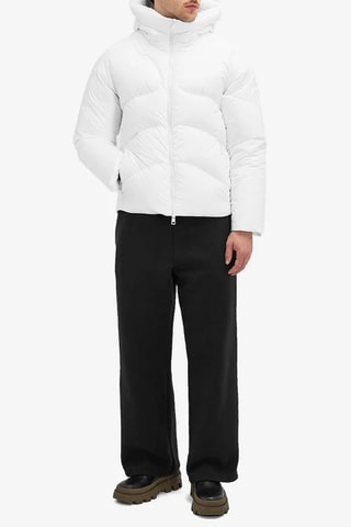 Doudoune à capuche Ripstop - Blanc