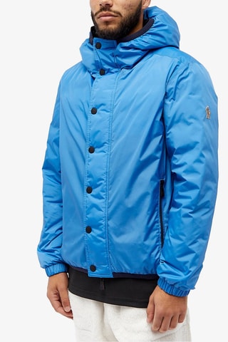 Doudoune réversible à capuche Grenoble - Bleu et vert