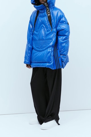 Doudoune à capuche Moncler x Adidas Originals - Bleu