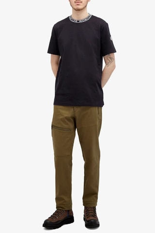 T-shirt Collar Logo - Bleu marine