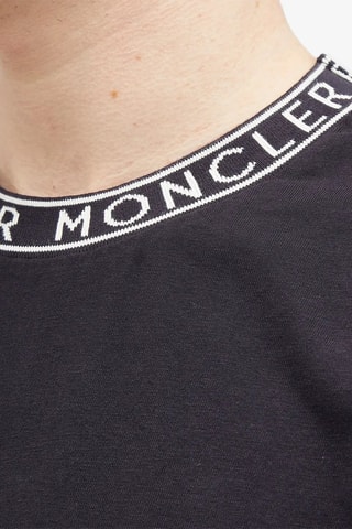T-shirt Collar Logo - Bleu marine