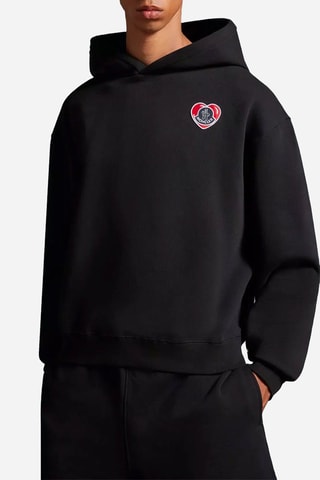 Sweat à capuche Heart - Noir
