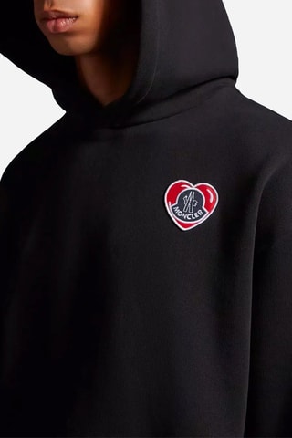 Sweat à capuche Heart - Noir