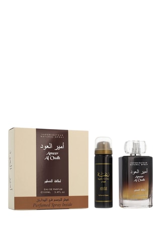 Coffret Al Oud Lattafa - Eau de parfum 100 ml e Ambientador spray 50 ml - Oriental