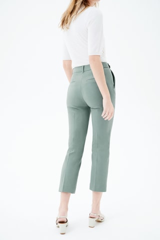 7/8 Broek slim Hoge Taille Phileas - Groen