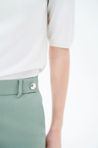 7/8 Broek slim Hoge Taille Phileas - Groen