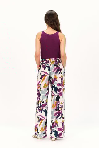 Linnen Casual Broek Peinture - Wit