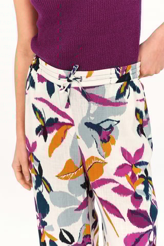 Linnen Casual Broek Peinture - Wit