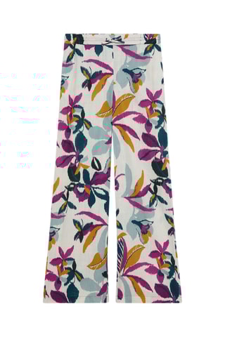 Linnen Casual Broek Peinture - Wit