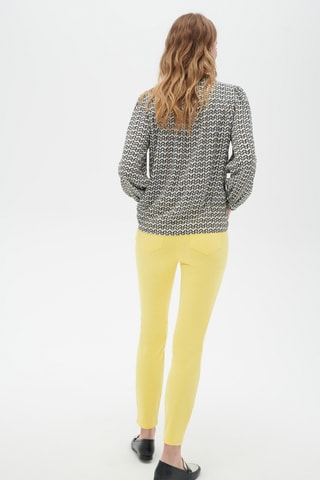 Broek slim Ptonio - Geel