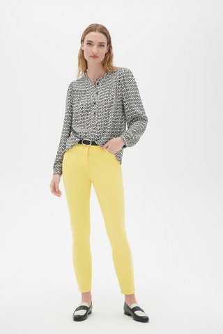 Broek slim Ptonio - Geel