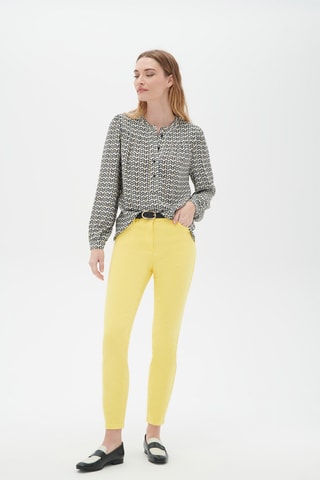 Broek slim Ptonio - Geel