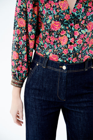 Jeans bootcut Ptomma - Blauw