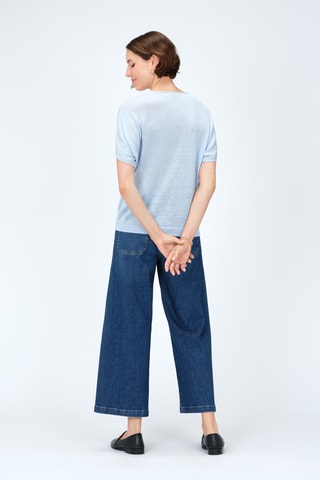 Linnen Top Milana - Blauw
