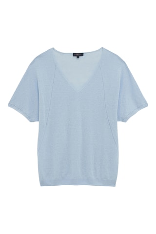 Linnen Top Milana - Blauw