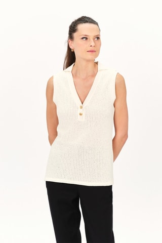 Top Tricot - Ecru