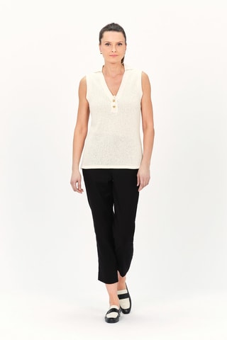 Top Tricot - Ecru